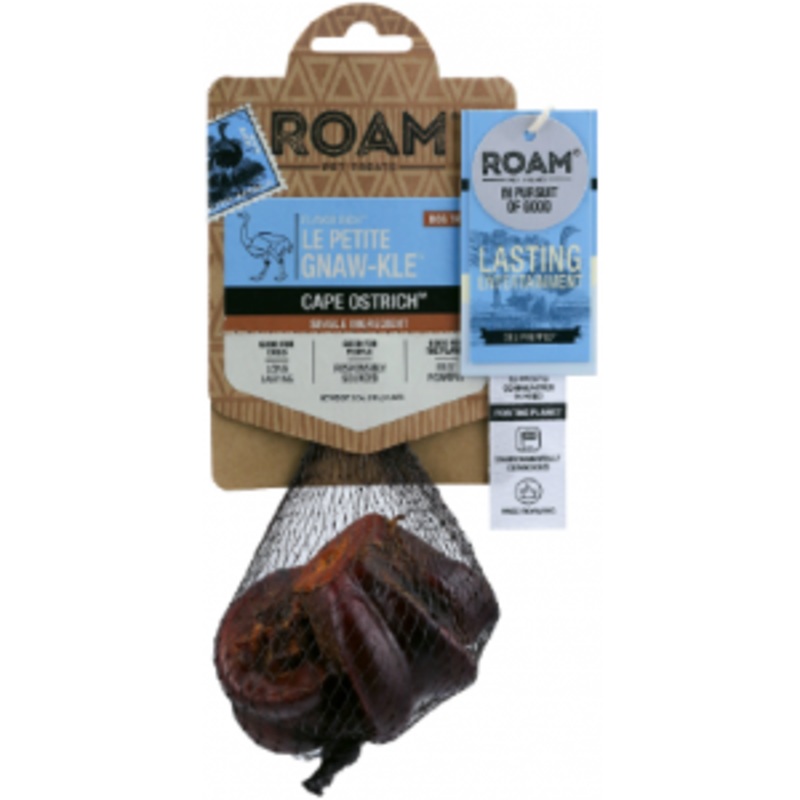 Roam Ostrich Gnawkle Bone Petite 2pk