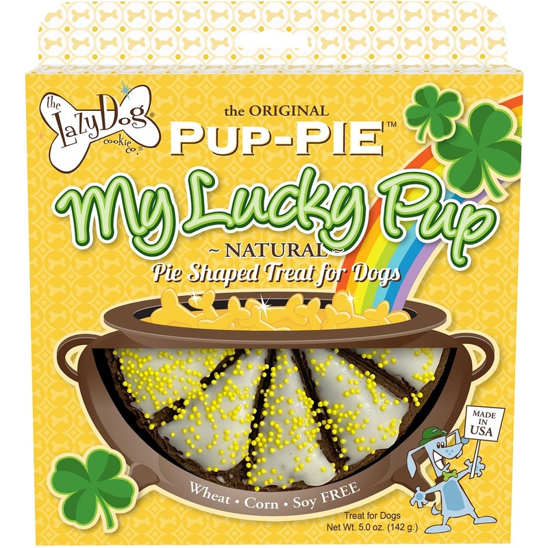 The Lazy Dog Cookie Co. My Lucky Pup-PIE Dog Treats, 5-oz box