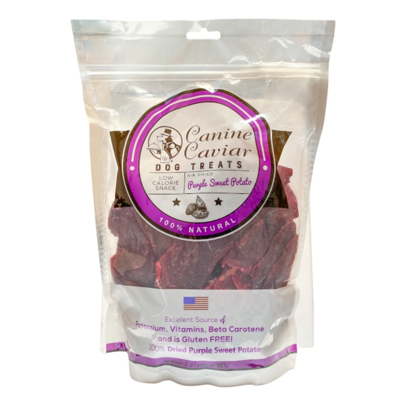 Canine Cavial Dried Purple Sweet Potatos 12oz