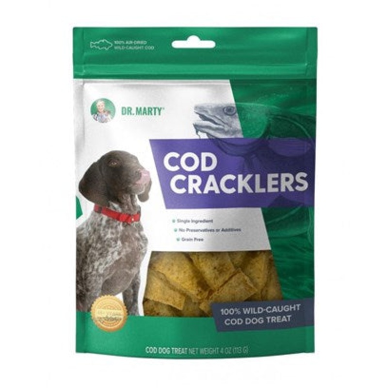 Dr. Marty Cod Crispies Dog Treat 4oz