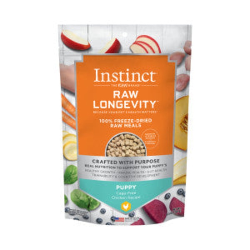 Nature's Variety Instinct Longevity Freeze Dried Raw Meals for Dogs 9.5oz Puppy Chicken