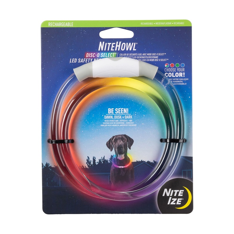 Nite Ize - Rechargeable LED Safety Necklace - Disc-O Select