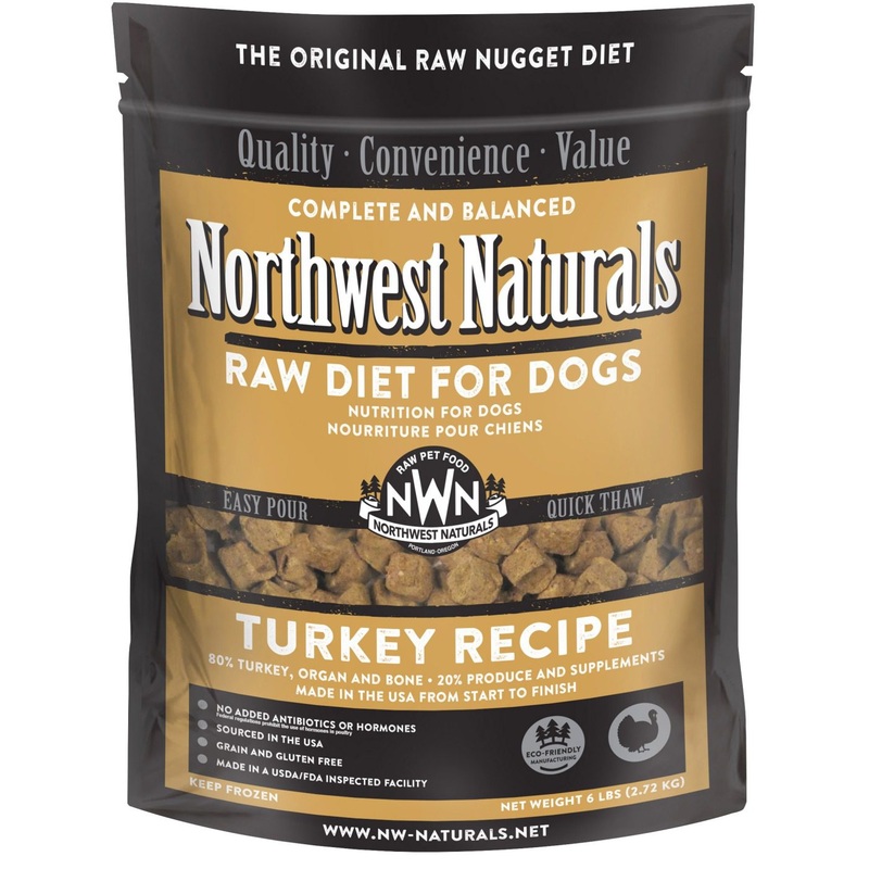 Northwest Naturals Raw Frozen Bison Nuggets - 6lb