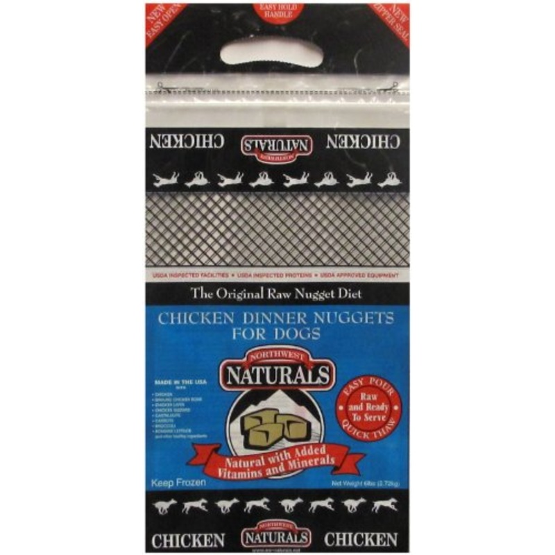 Northwest Naturals Raw Frozen Nuggets Chicken 6lb