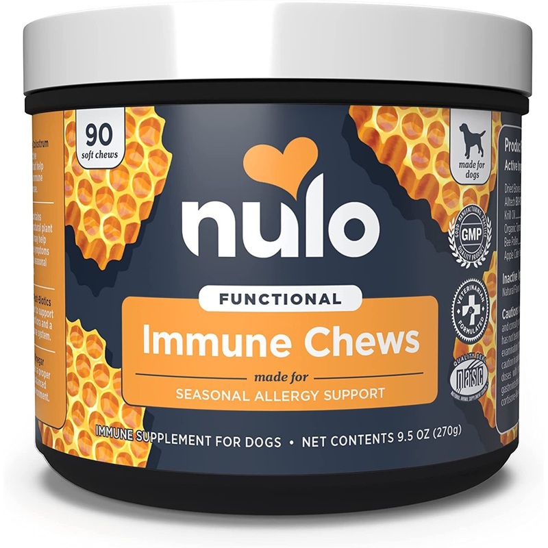 Nulo Immune + Seasonal Allergy Support Soft Chew Supplements for Dogs (90 Count)
