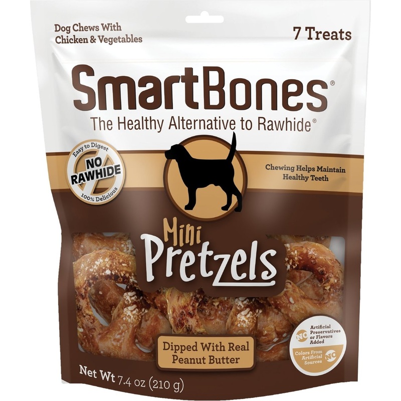 Smartbones Mini Pretzels Peanutbutter 7.3oz