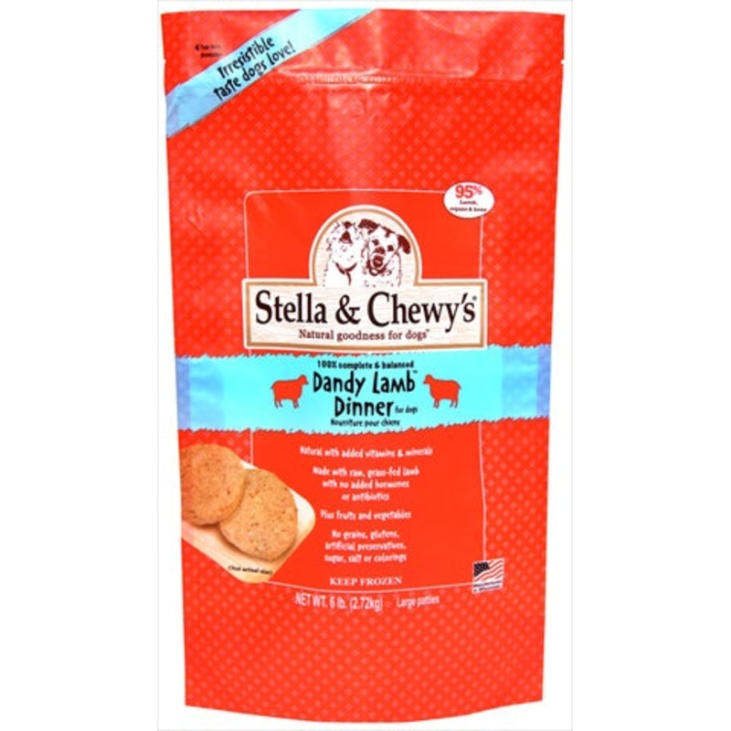 Stella & Chewy's Frozen Dandy Lamb Dinner for Dog, 6-Pound